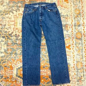 Men's 501® Original Shrink-to-Fit™ Non-Stretch Jeans